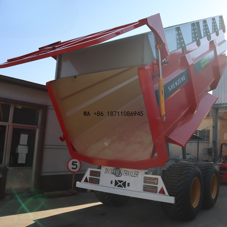 20 Ton Farm Dump Trailer Hydra - đánh giá và giá Agriculture Farming Tractor
