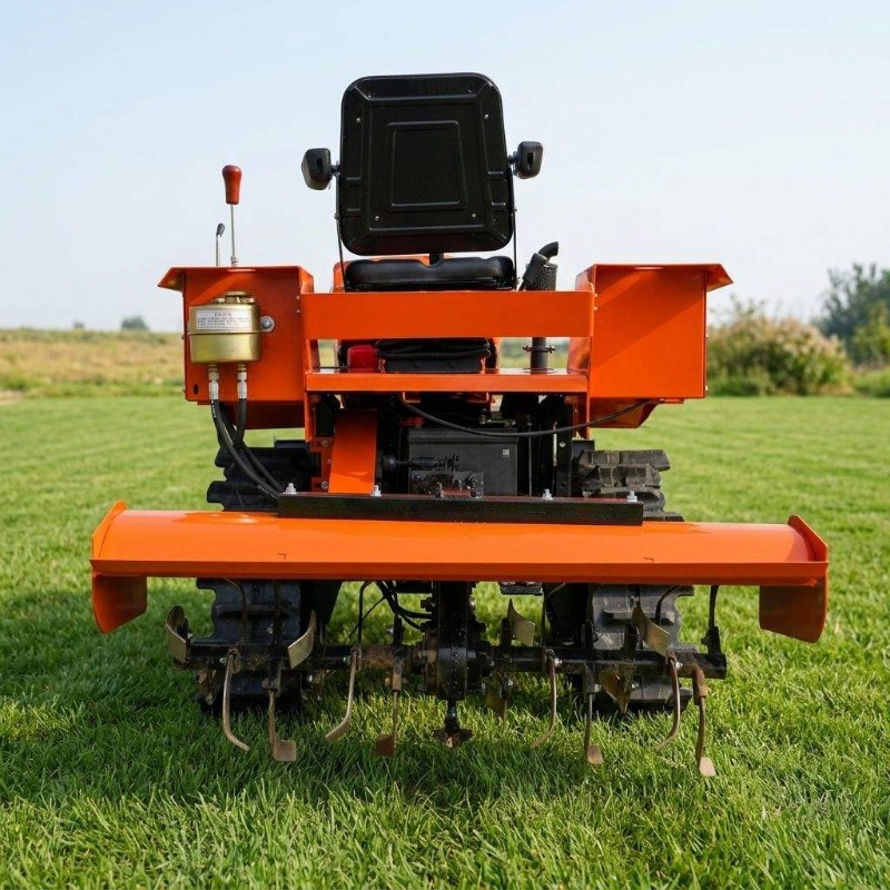 Crawler 4WD Rotary Tiller 35HP - đánh giá và giá Agriculture Farming Tractor