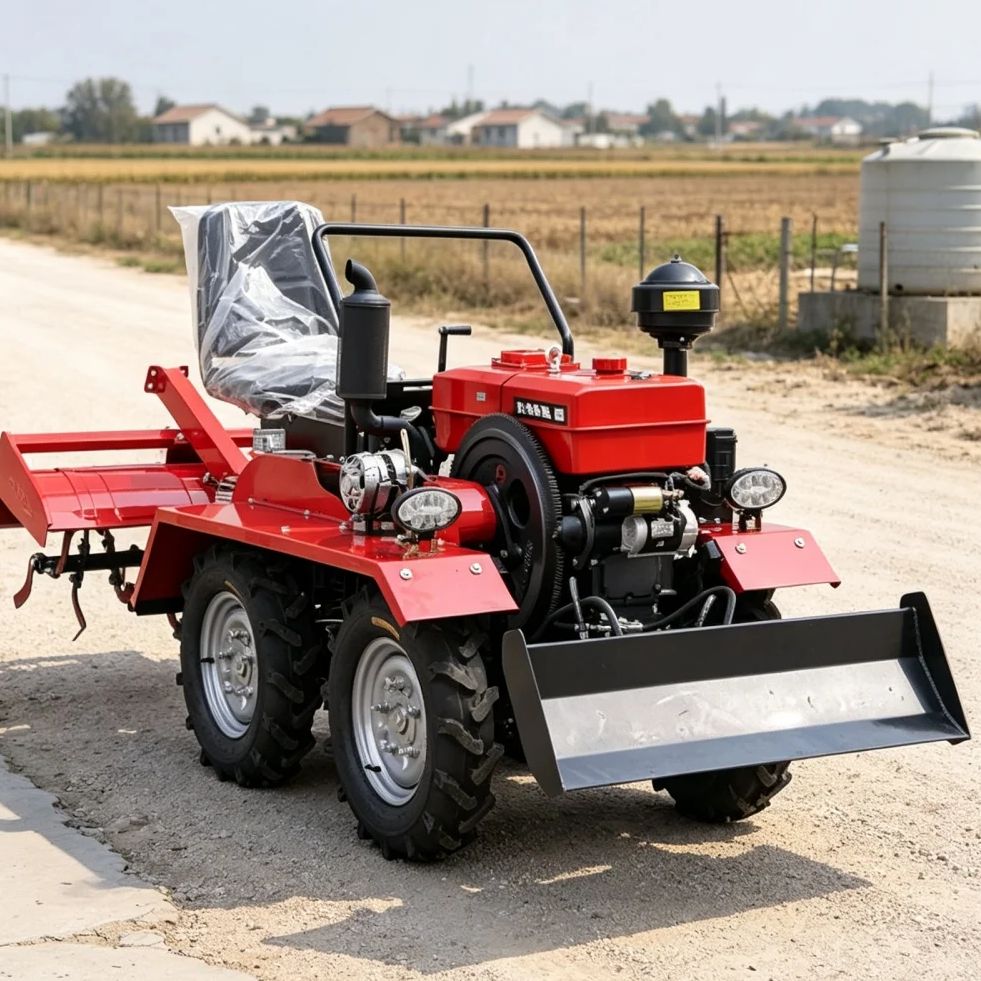 Customized 4‑Wheel 4WD Rotary  - đánh giá và giá Agriculture Farming Tractor