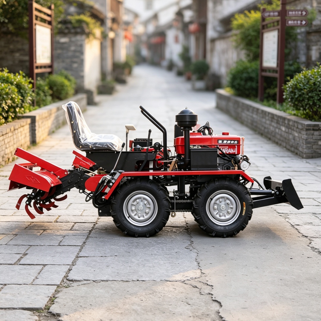 Customized 4‑Wheel 4WD Rotary  - đánh giá và giá Agriculture Farming Tractor